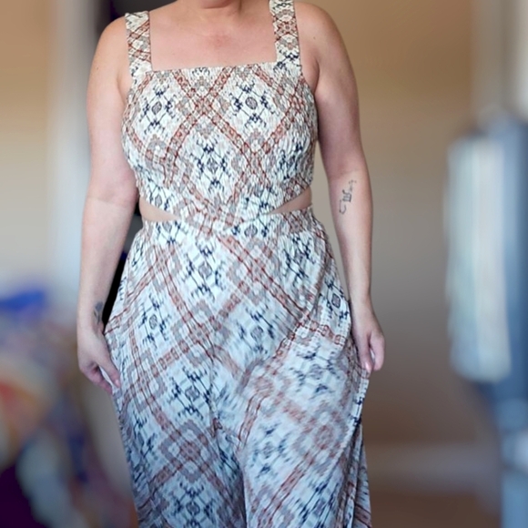 Illa Illa Boho Style Wide Leg Jumpsuit Size Small dayana romper - Picture 16 of 16